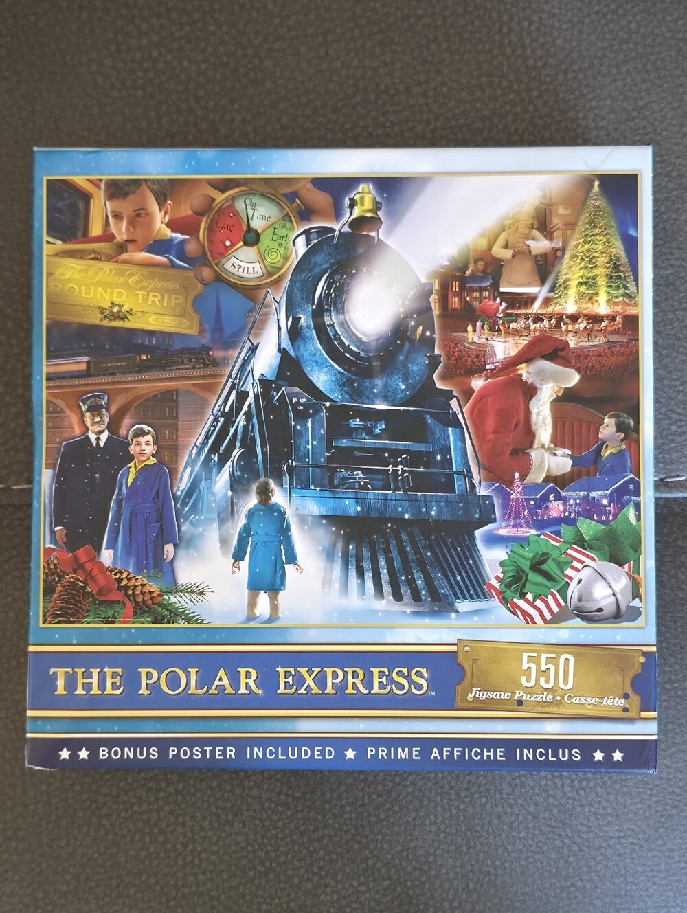 Warner Bros. | The Polar Express 550-Piece Jigsaw Puzzle - Blue Train Artwork